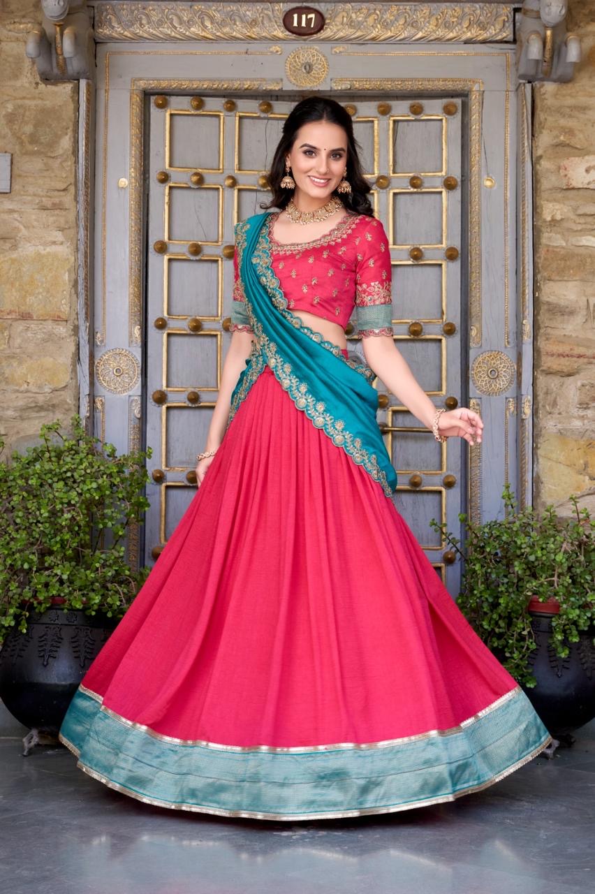 Fully Stitched Lehenga Set ✨