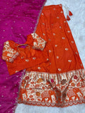 Fully Stitched Lehenga Set ✨