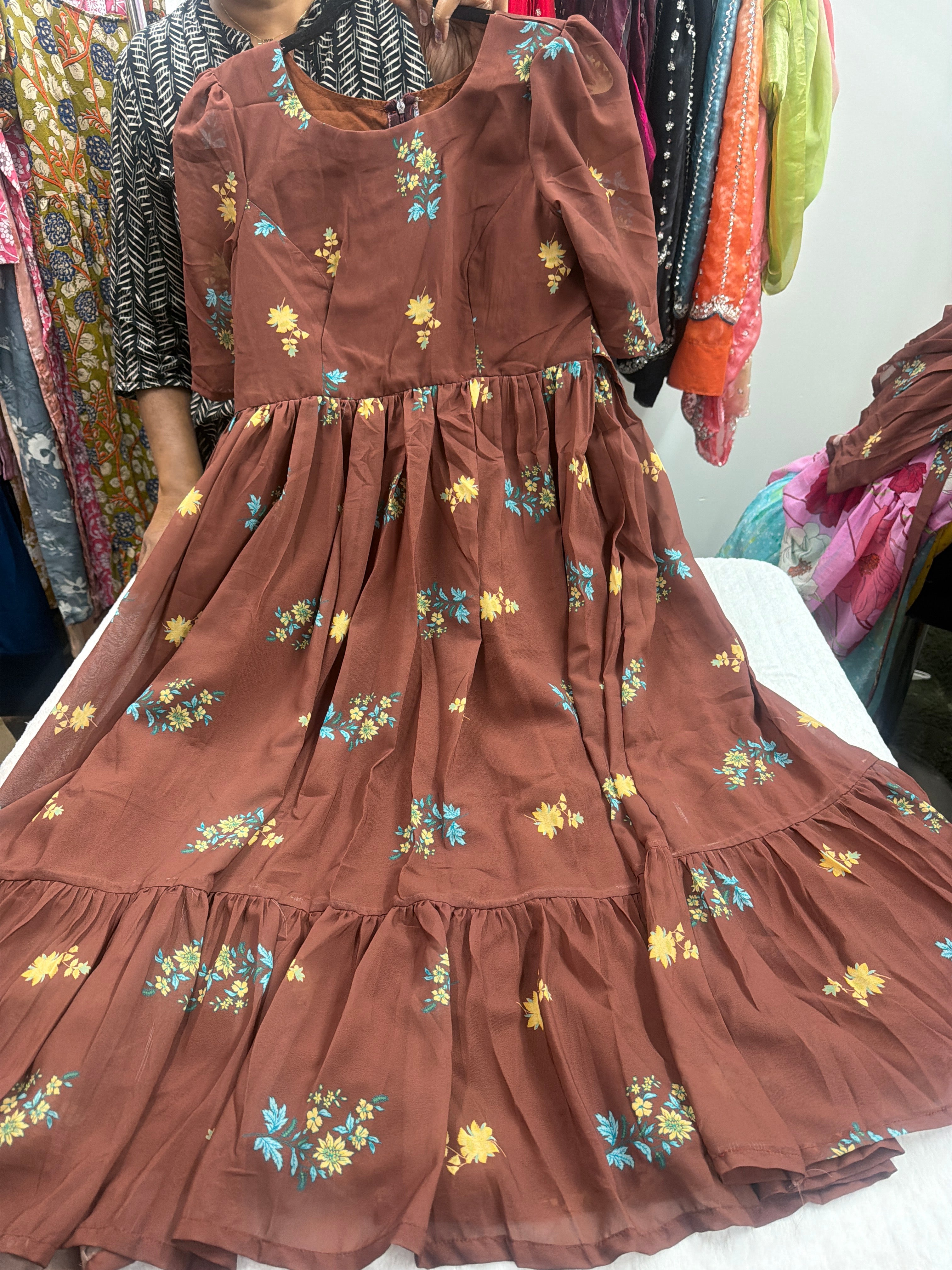 Georgette frocks