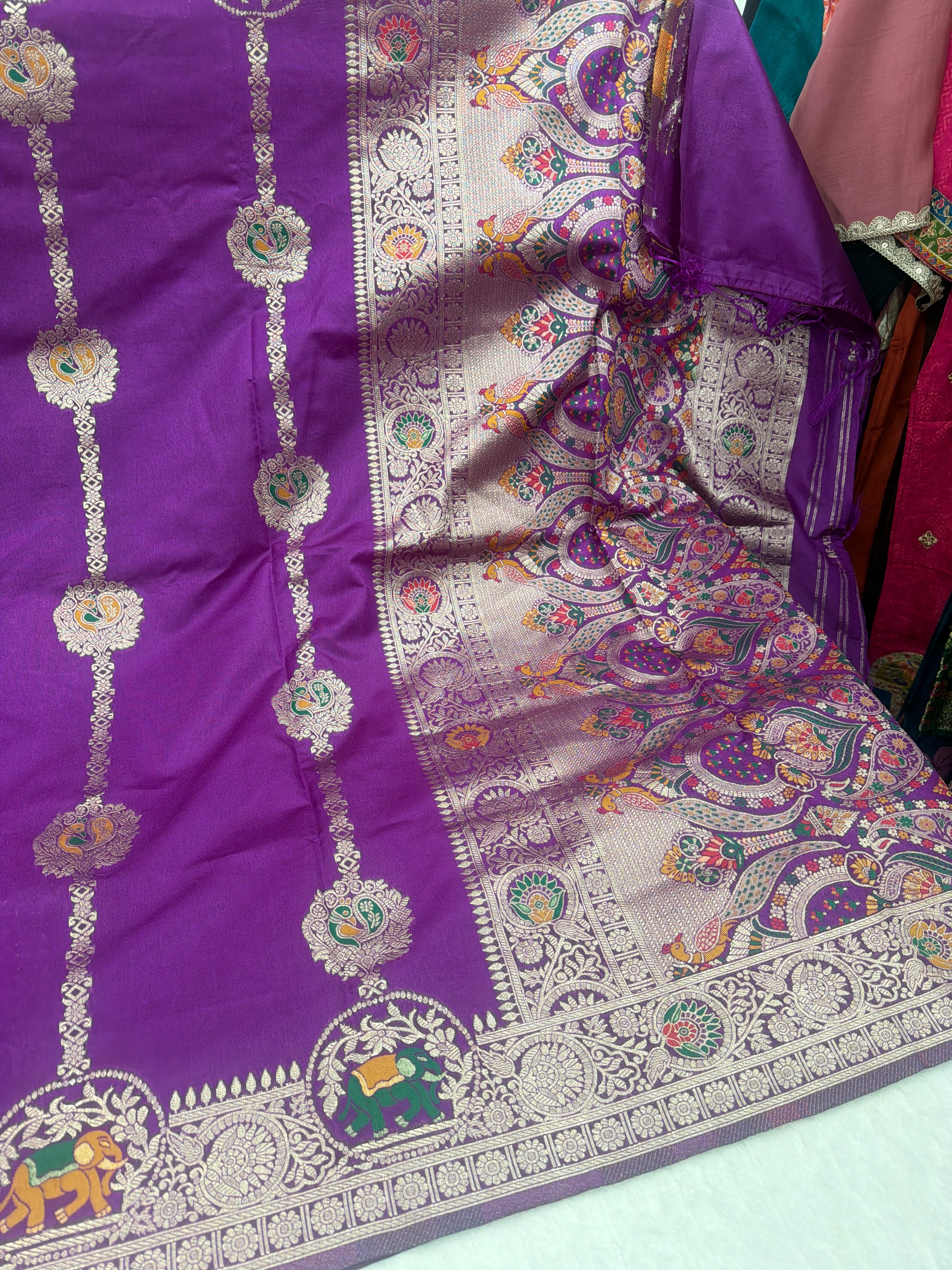 Premium Tussar saree with stitched blouse
