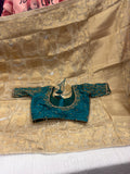 Banaras Saree with Stitched Maggam Work Blouse