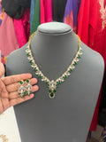 Elegant necklace set with matching earrings