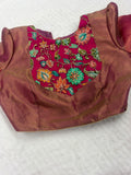 Rich Kalamkari brocade blouse
