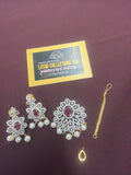 Pendant Set with Earrings & Tikka Chain