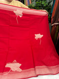 Elegant Tussar Silk Saree with Ready-Stitched Blouse ✨