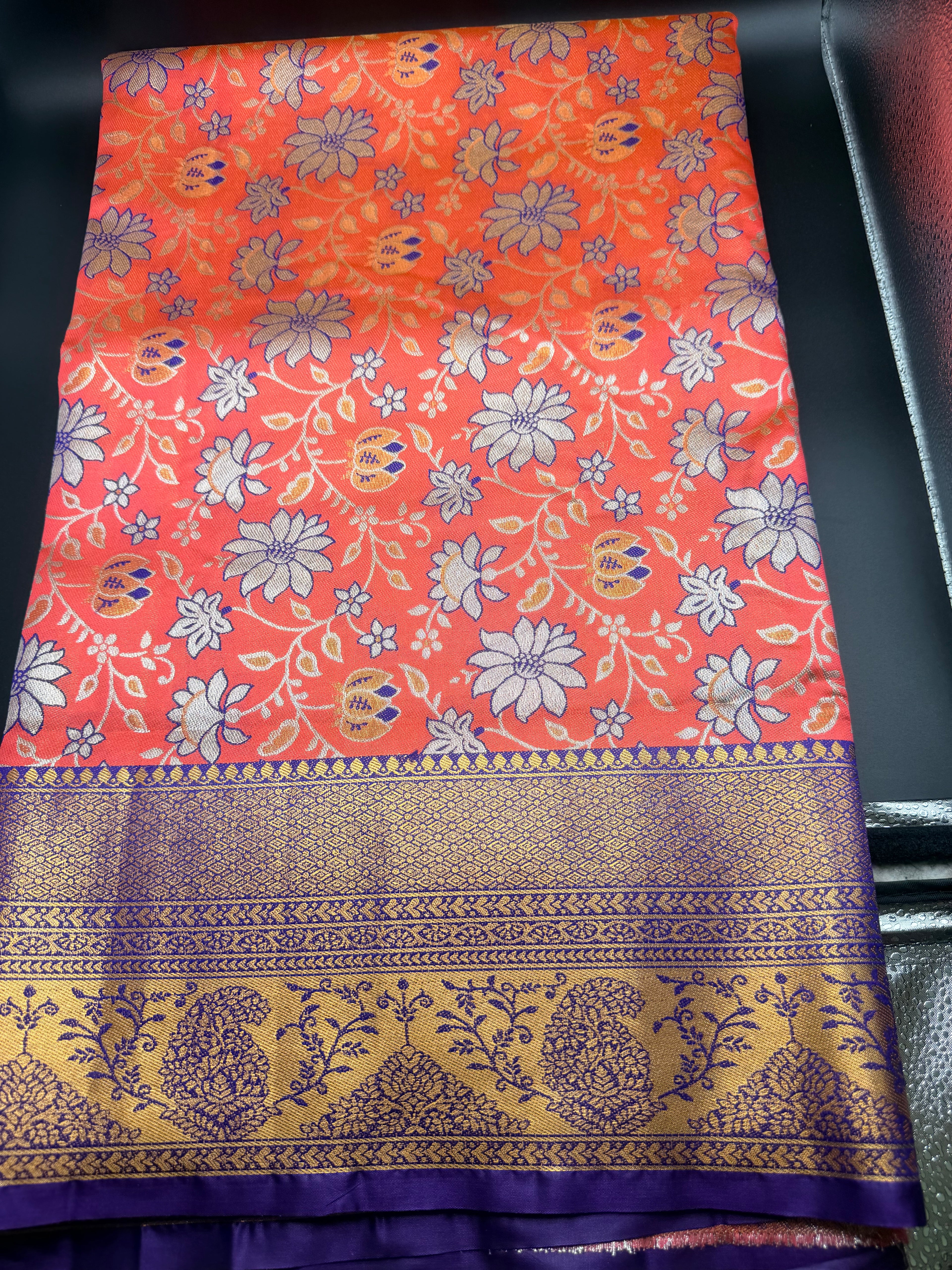 Premium Dharmavaram Semi Pattu Gifting Saree