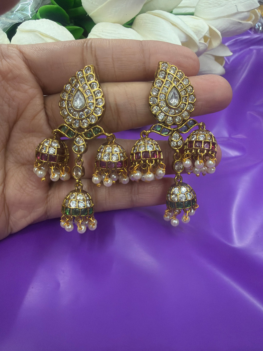 Beautiful statement earrings