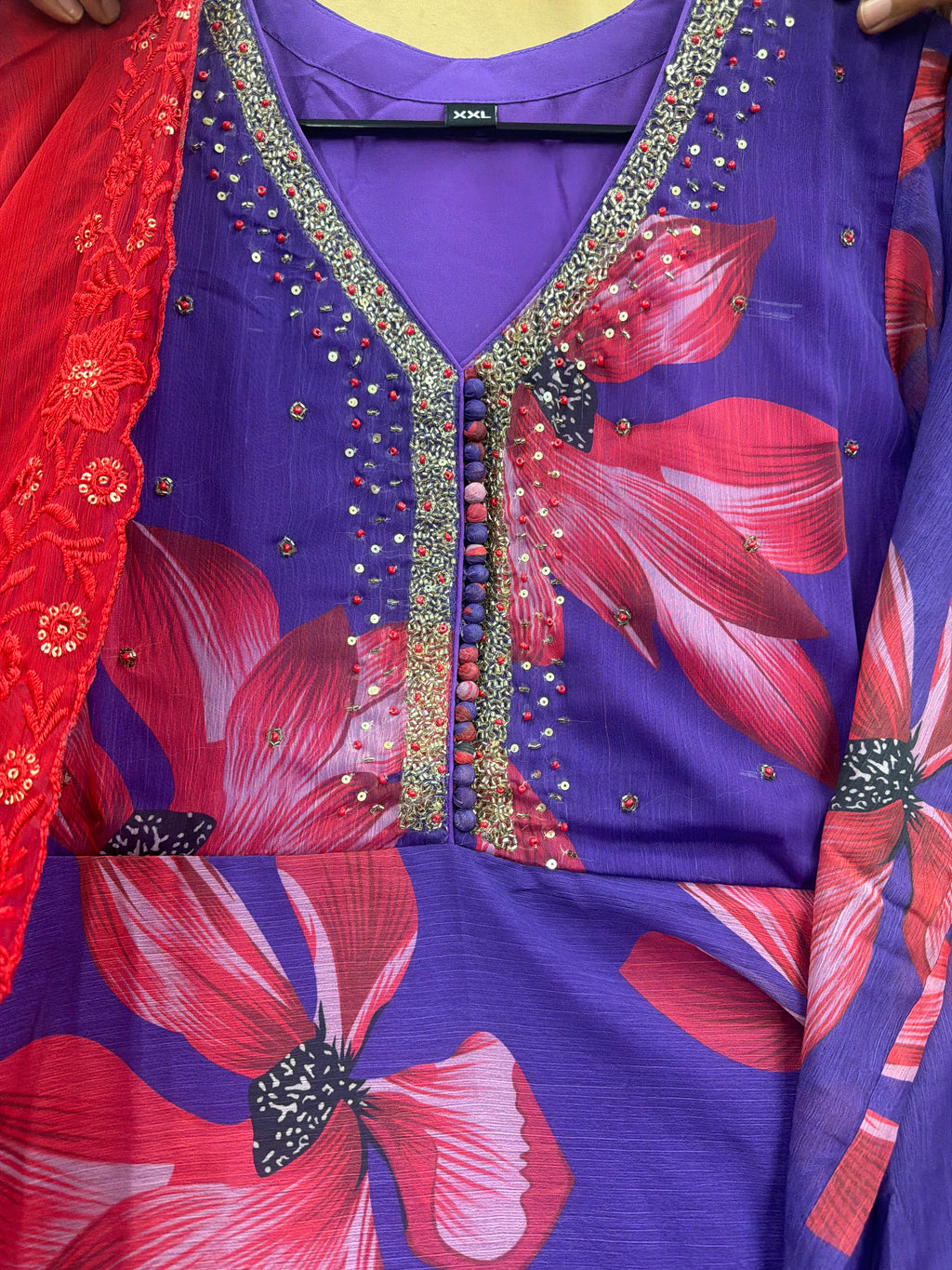 frock-style outfits with dupatta