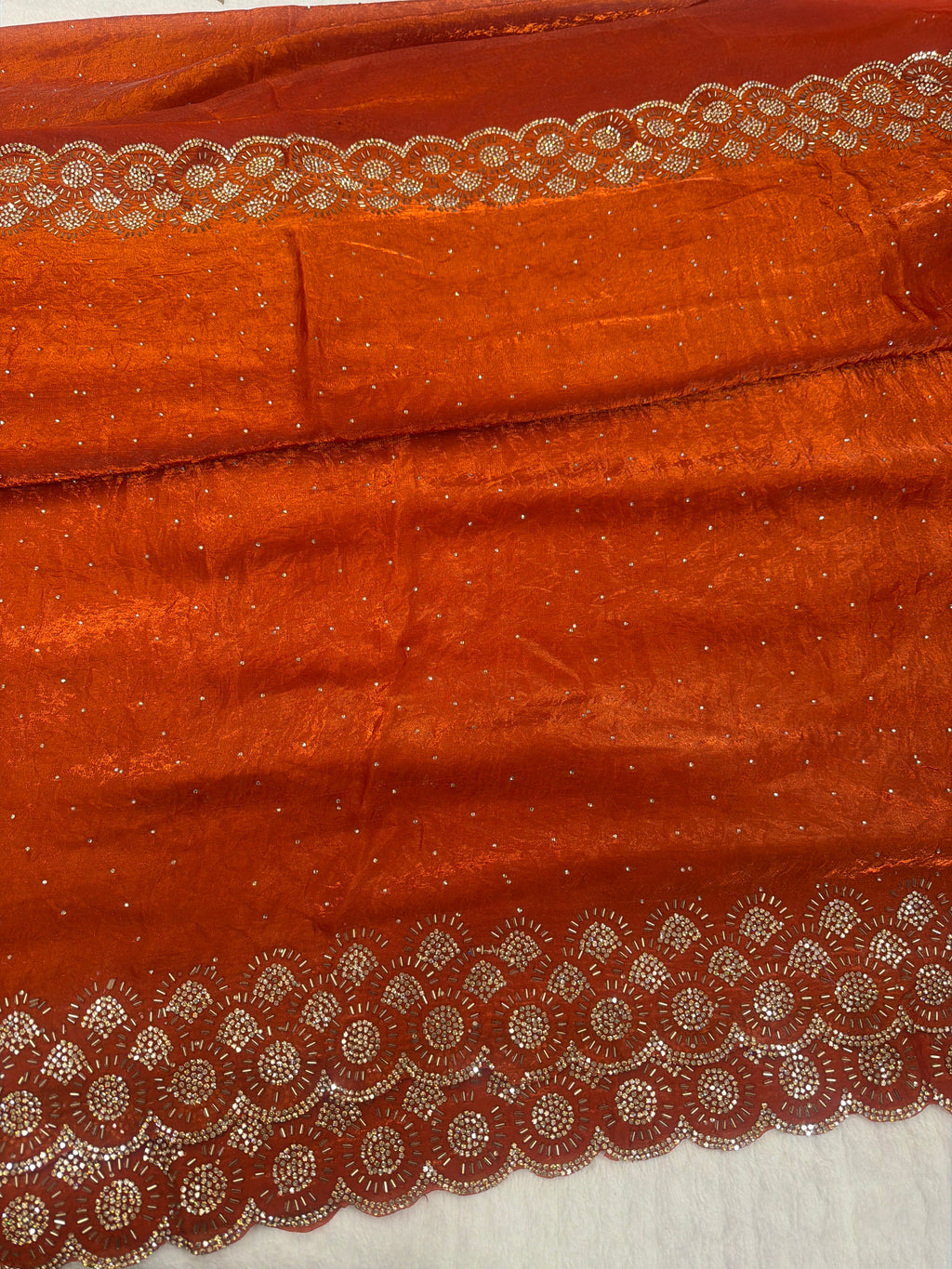 Fendy silk party wear saree with stitched blouse 💫