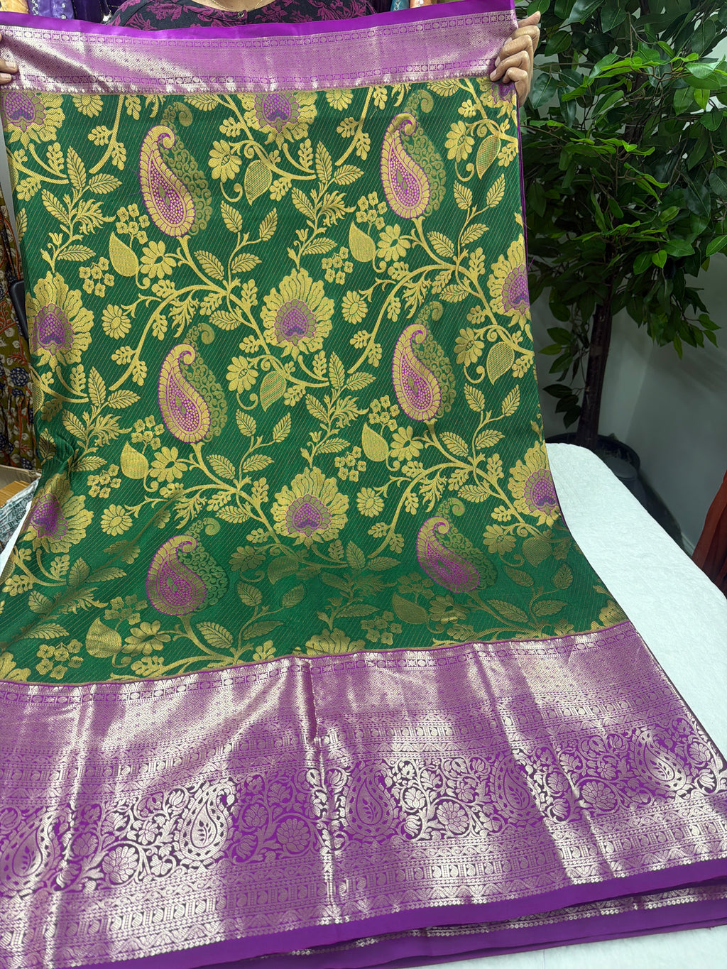 Semi pattu sarees with maggam blouse ✨