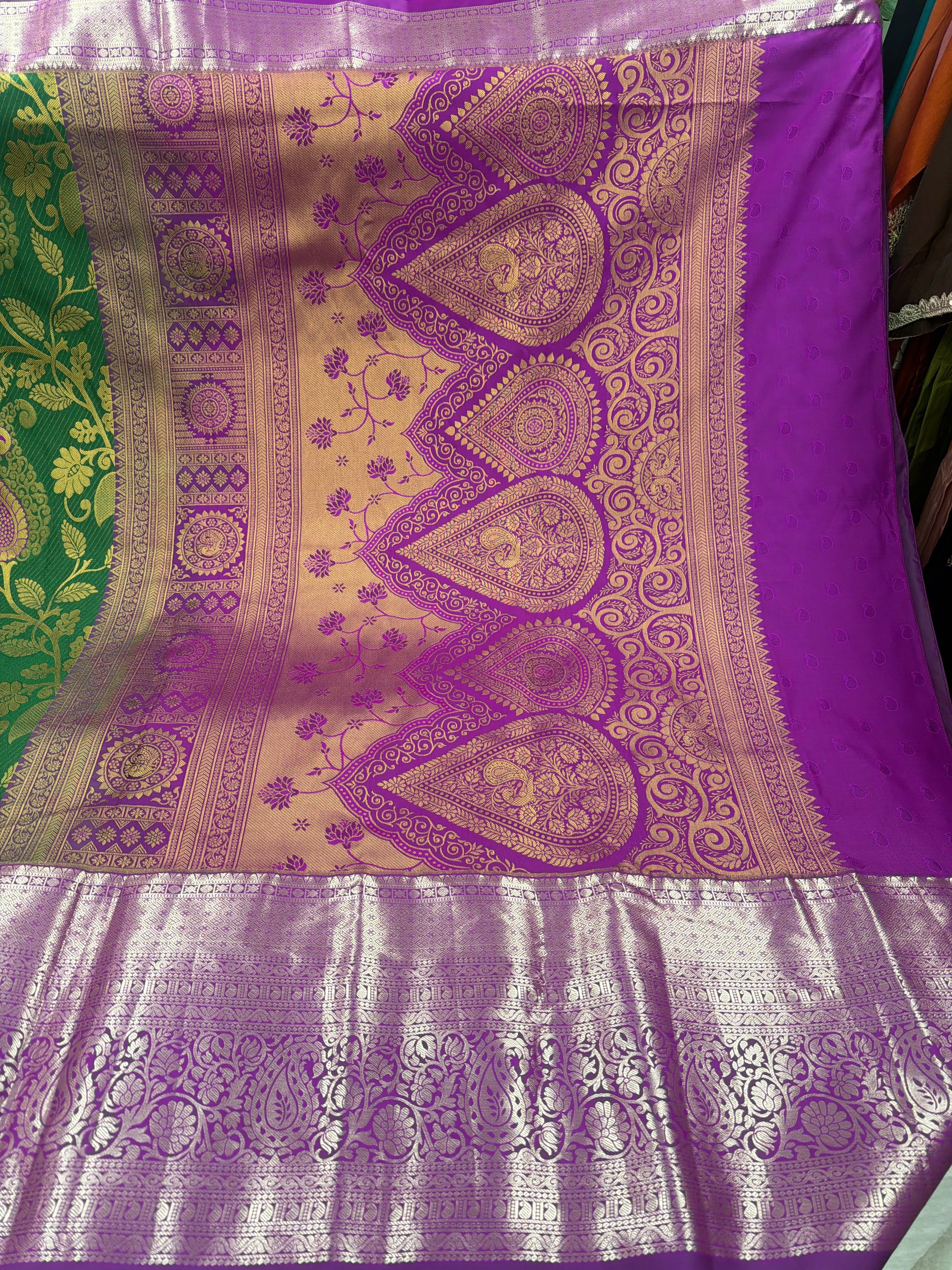 Semi pattu sarees with maggam blouse ✨