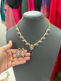 Elegant necklace set with matching earrings