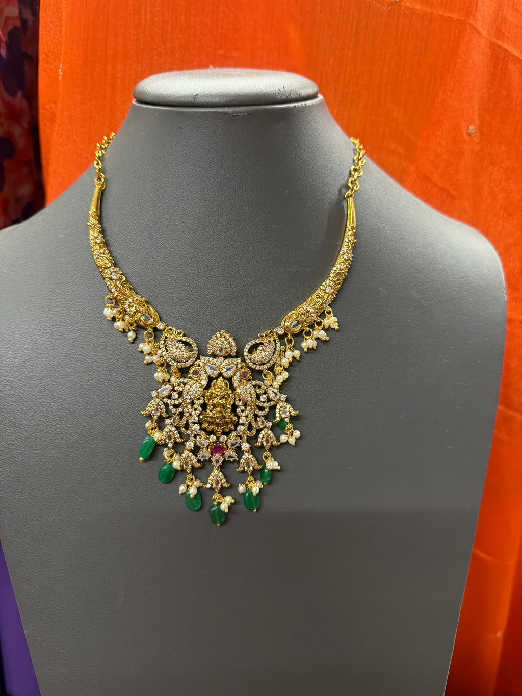 Necklace with earrings