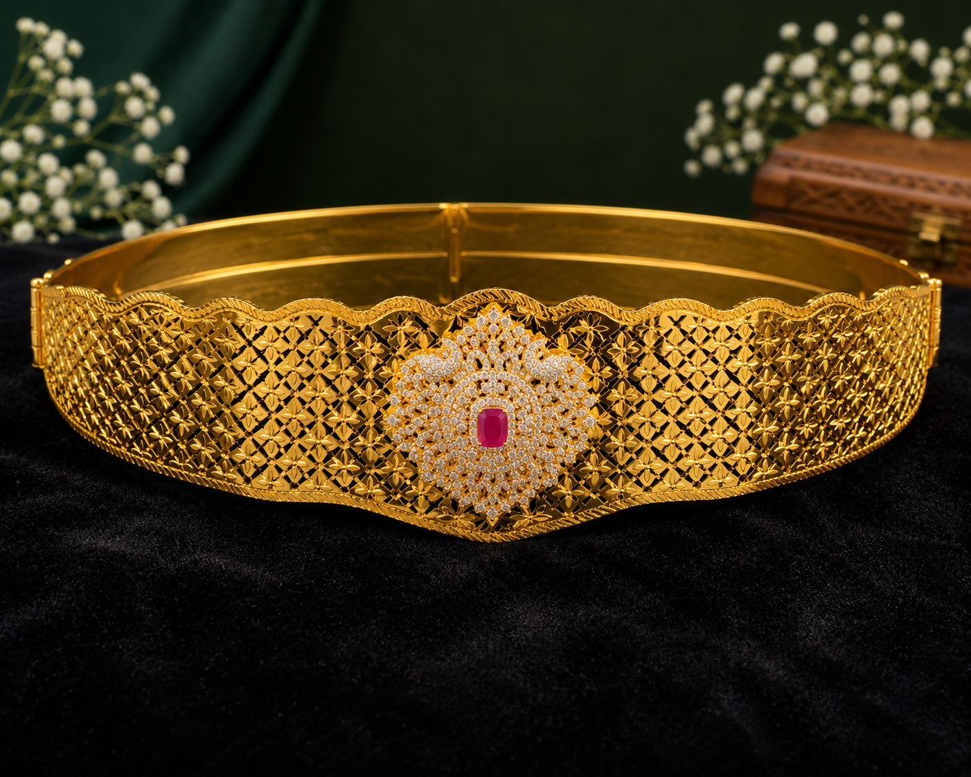 Designer Bridal Hip Belt