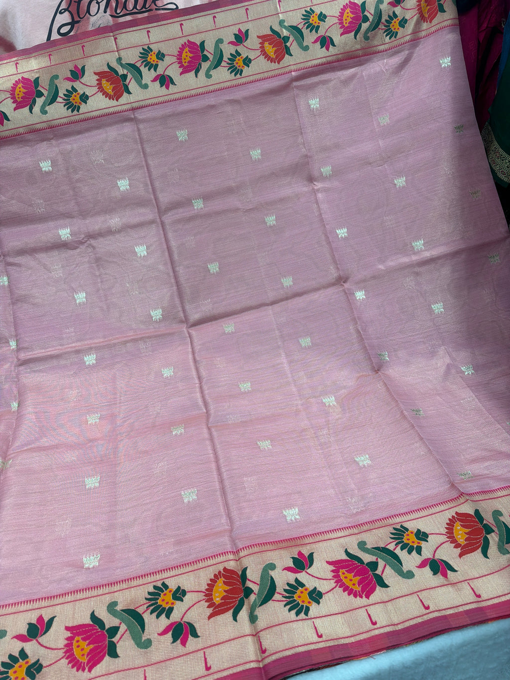 Saree with stiched blouse