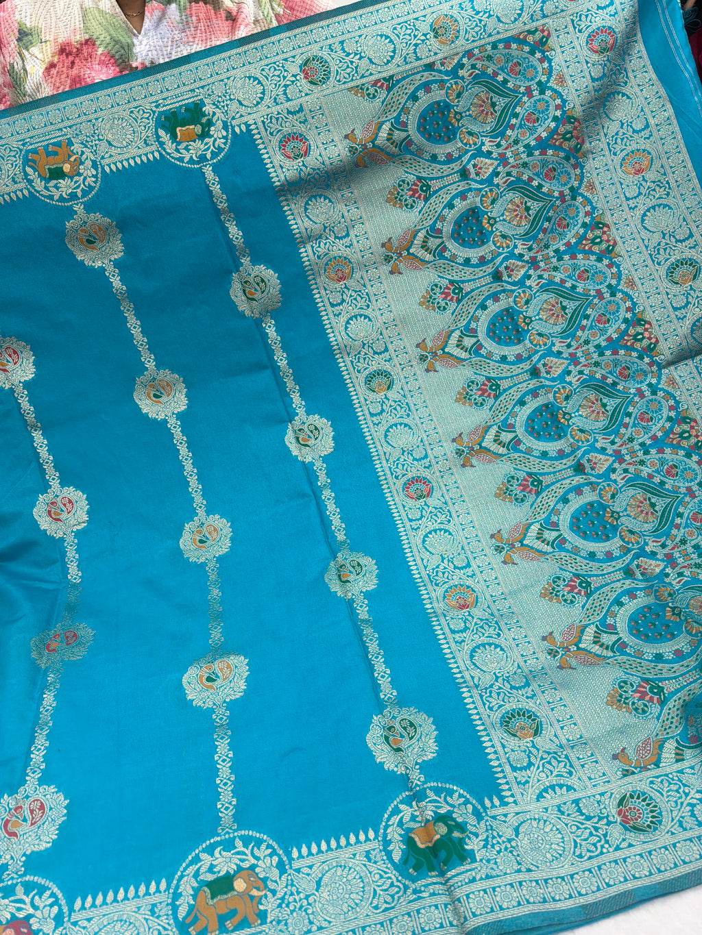 Premium Tussar saree with stitched blouse