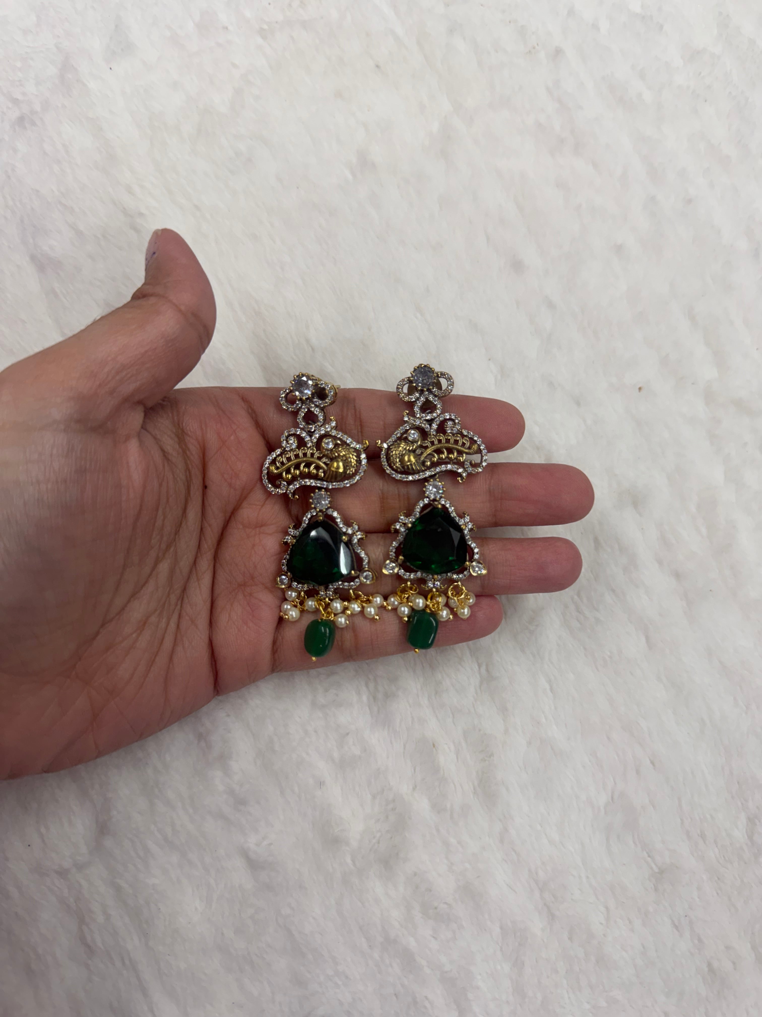Luxury haram with earrings 💖