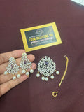 Pendant Set with Earrings & Tikka Chain