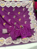 Premium Tussar saree with stitched blouse