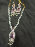 Statement necklace set with matching earrings