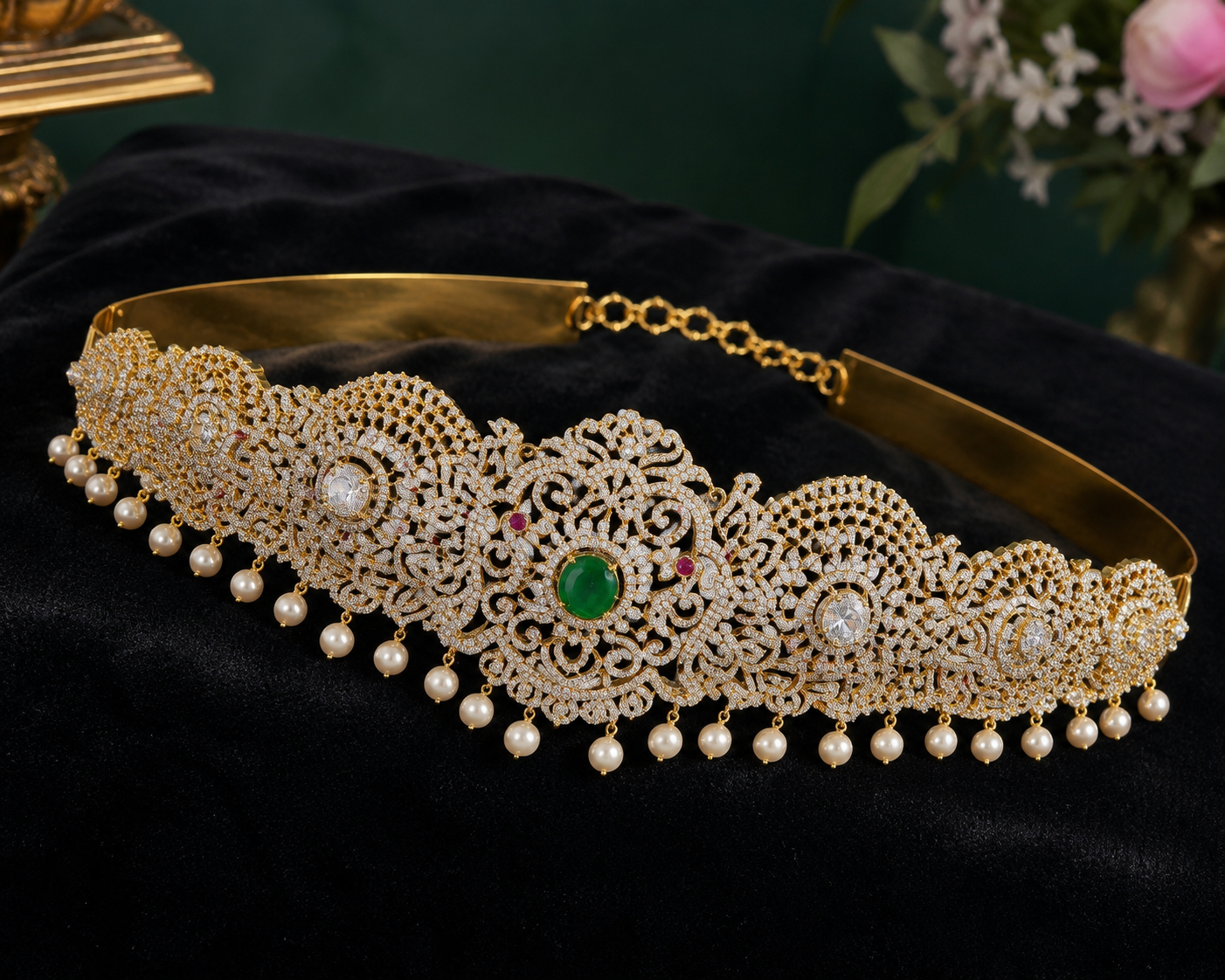 Designer Bridal Hip Belt