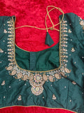 Heavy maggam work blouse