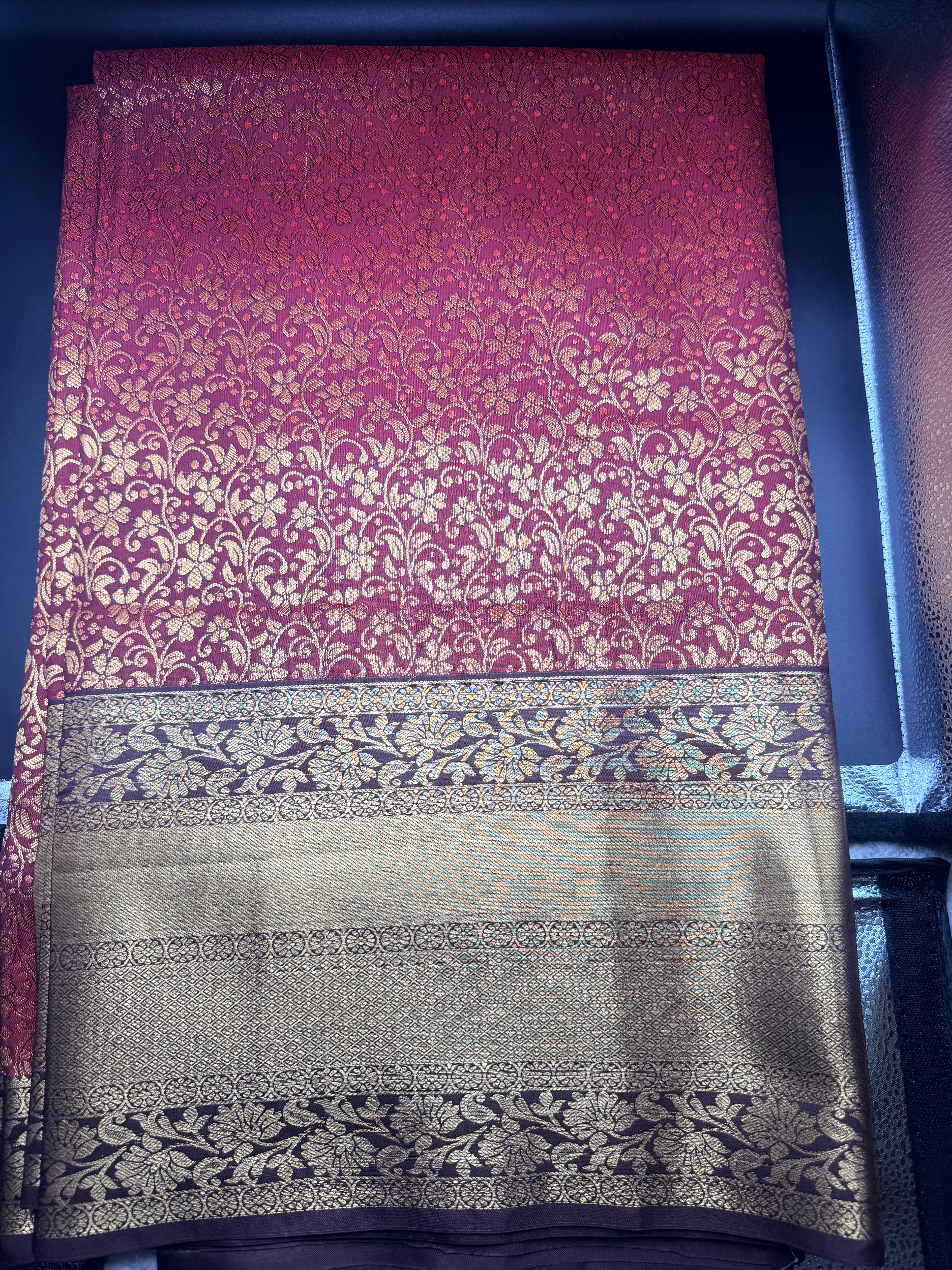 Premium Dharmavaram Semi Pattu Gifting Saree