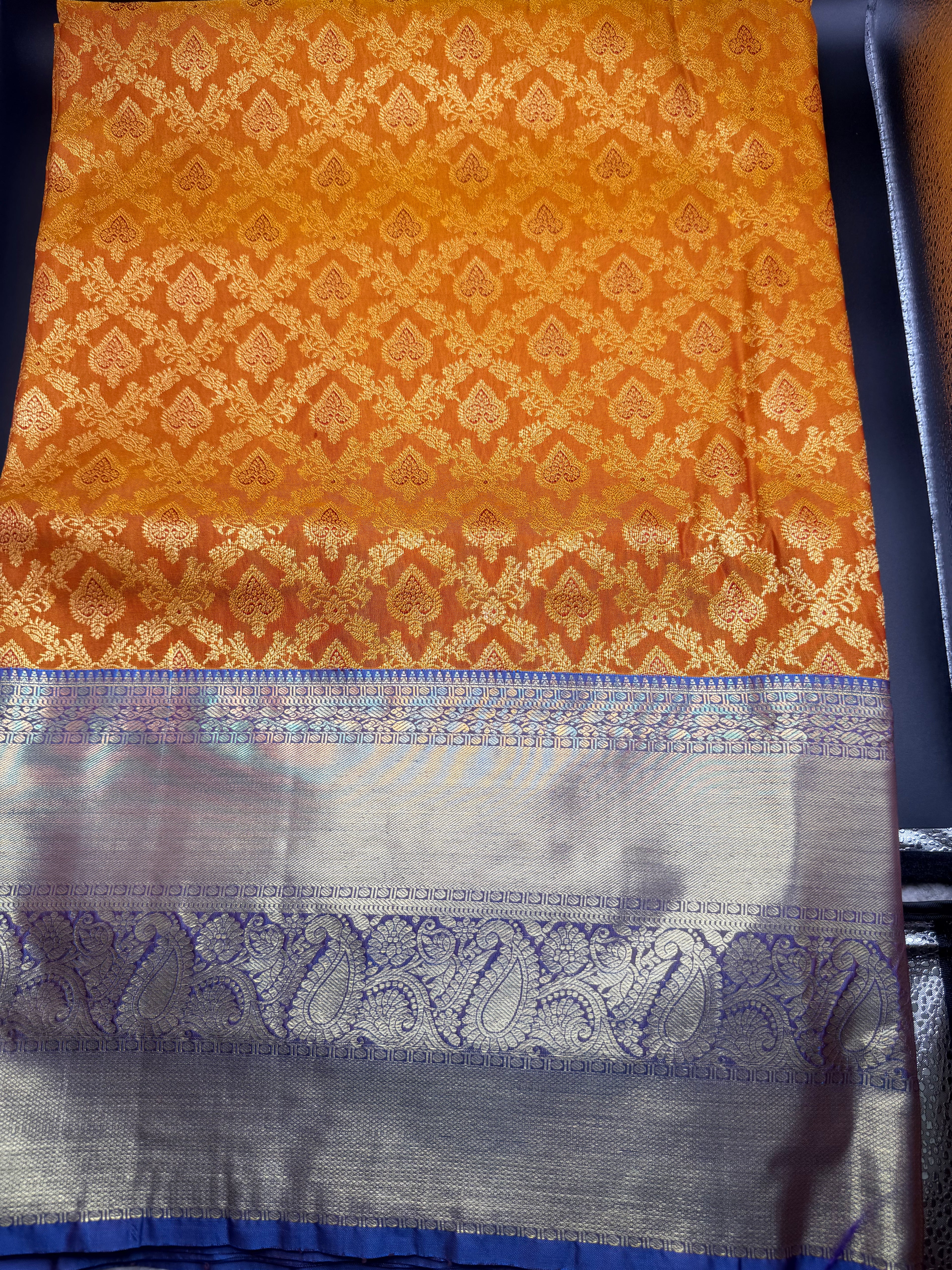 Premium Dharmavaram Semi Pattu Gifting Saree