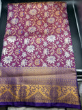 Premium Dharmavaram Semi Pattu Gifting Saree