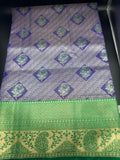 Premium Dharmavaram Semi Pattu Gifting Saree with Unstitched Blouse Piece